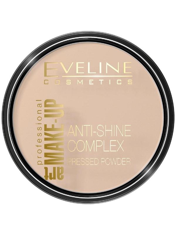 Пудра для лица Eveline Anti-Shine Complex, матирующая, тон 32 натуральный