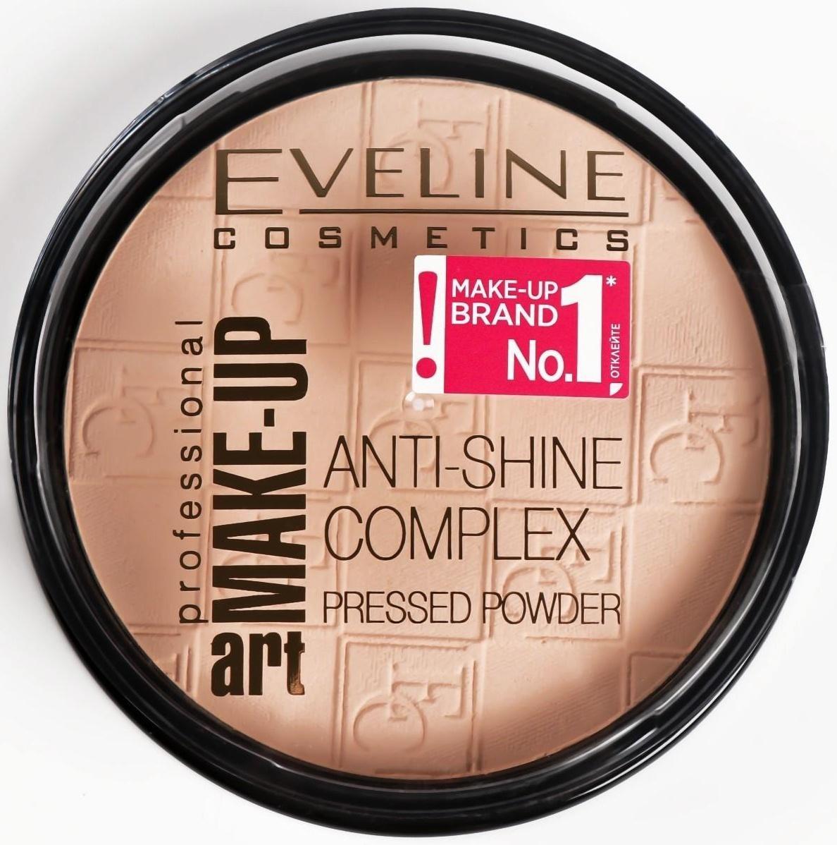 Пудра для лица Eveline Anti-Shine Complex, матирующая, тон 31 прозрачный