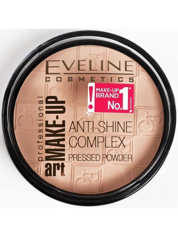 Пудра для лица Eveline Anti-Shine Complex, матирующая, тон 31 прозрачный