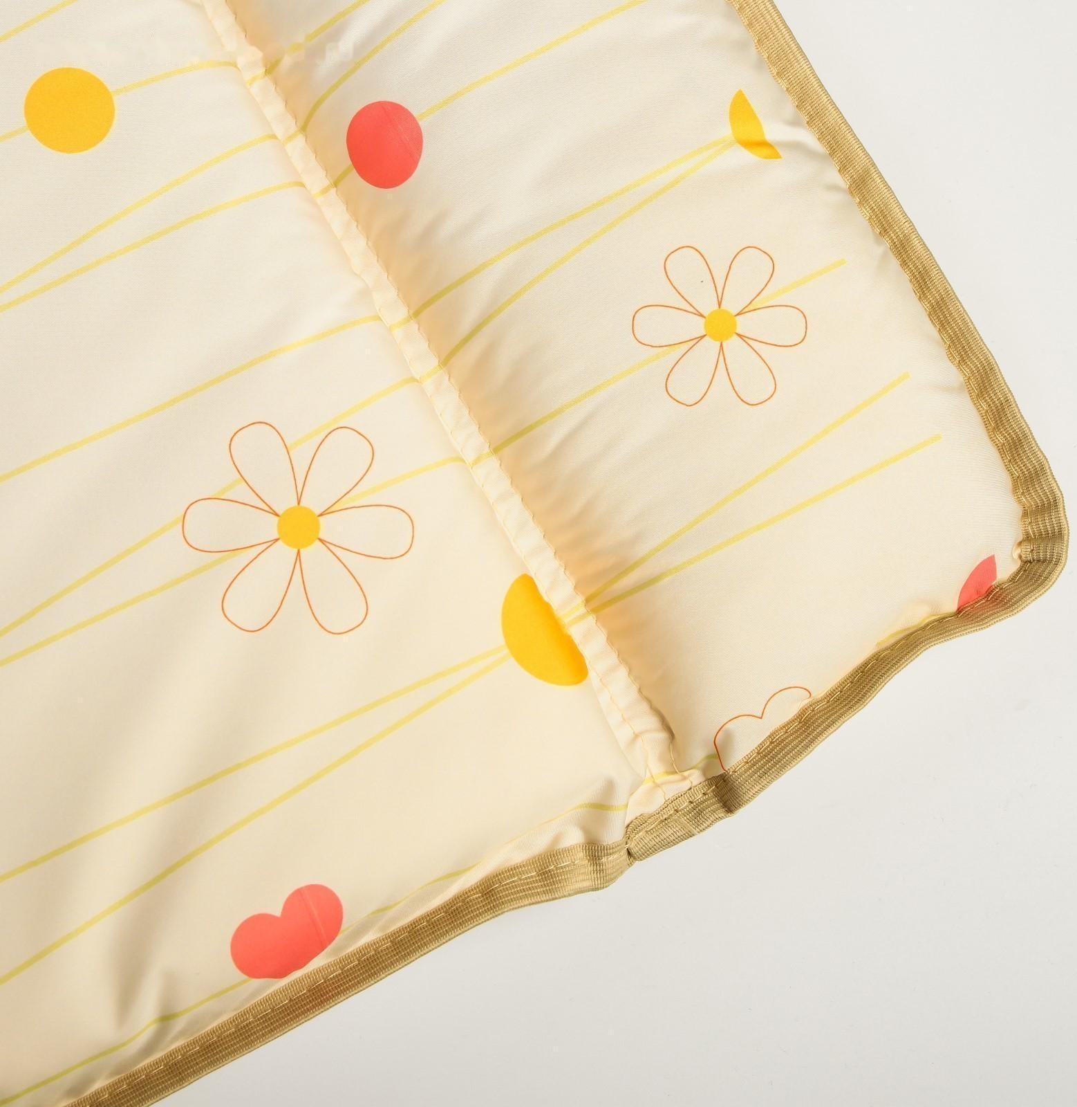 Матрасик для пеленального столика/комода , 65х78 см., «Цветы», цвет МИКС