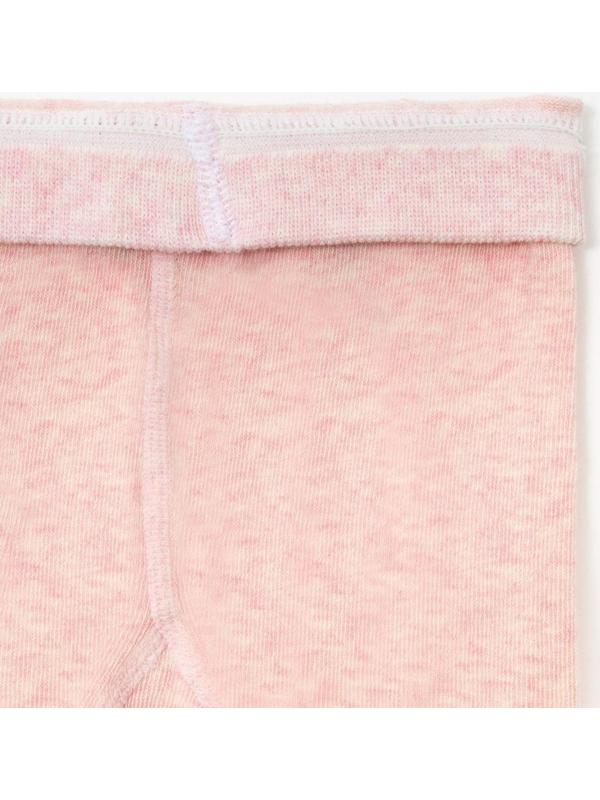 Колготки детские «Лапки», цвет розовый меланж, рост 92-98