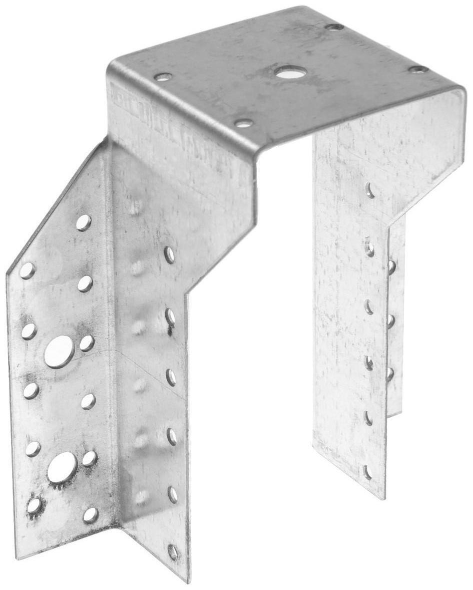 Опора бруса  76х155 OBR R, открытая, цинк, 1 шт.