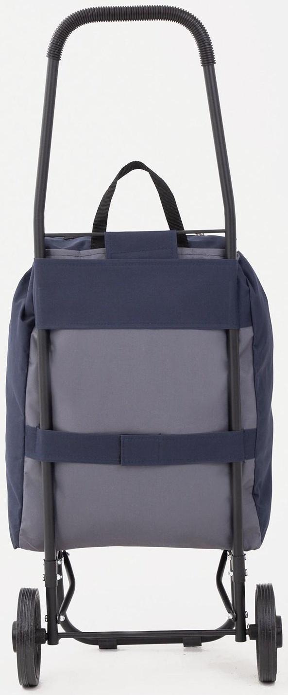 Сумка-тележка хозяйственная на шнуре, цвет синий
