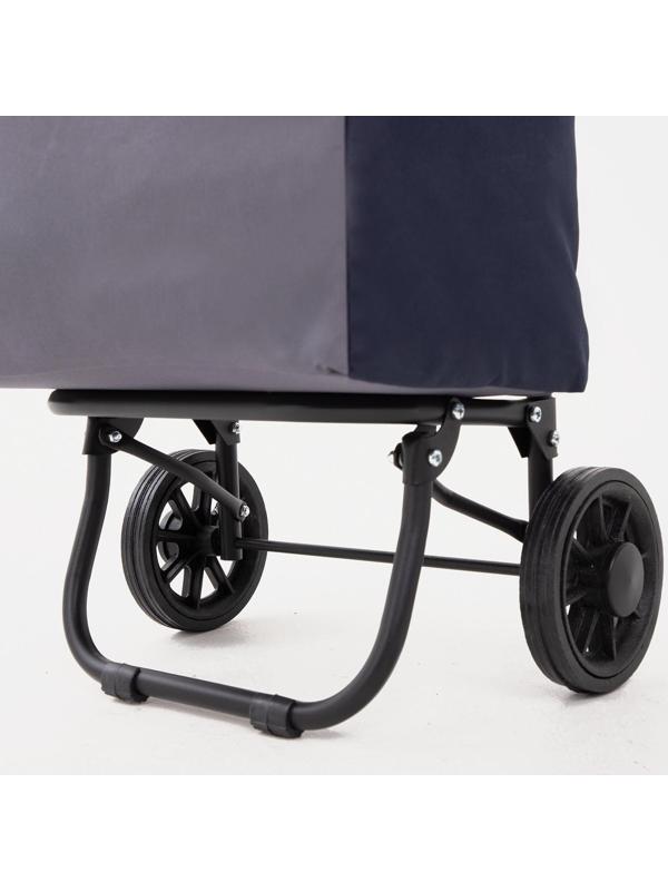 Сумка-тележка хозяйственная на шнуре, цвет синий