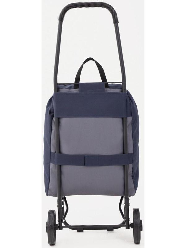 Сумка-тележка хозяйственная на шнуре, цвет синий