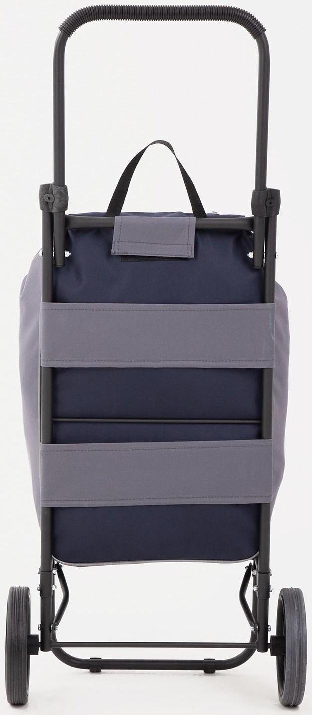 Сумка-тележка хозяйственная на шнуре, цвет синий