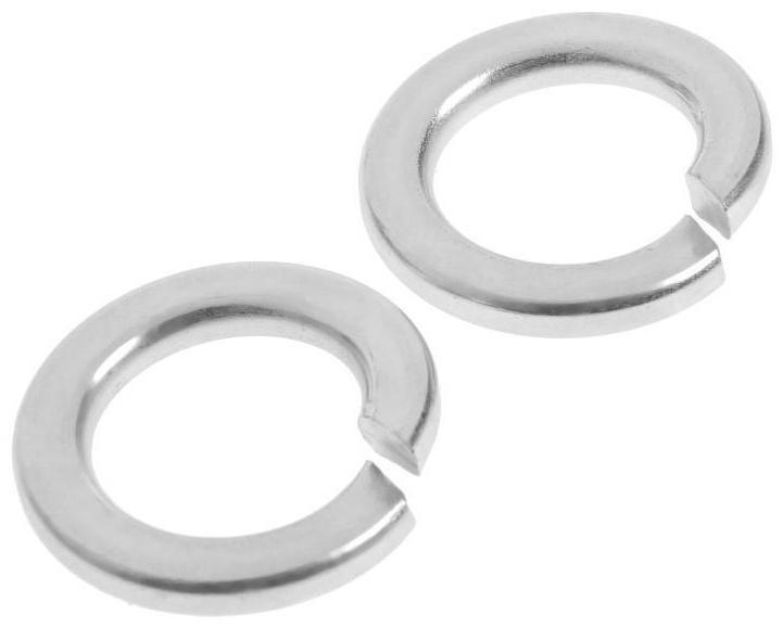 Шайба 20 пружинная, гровер, DIN 127B, цинк, уп. 2 шт.