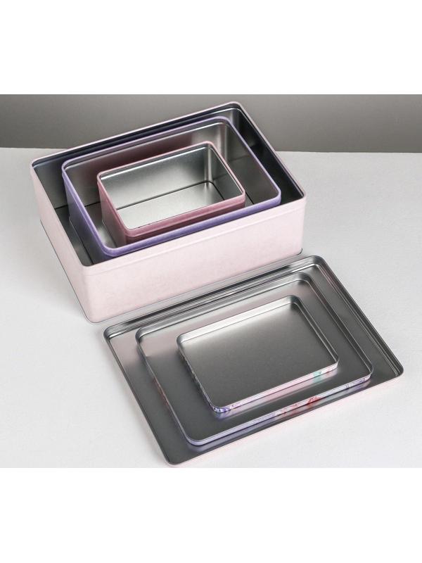 Набор подарочных жестяных коробок «Just for you», 26 х 18,5 х 9 см