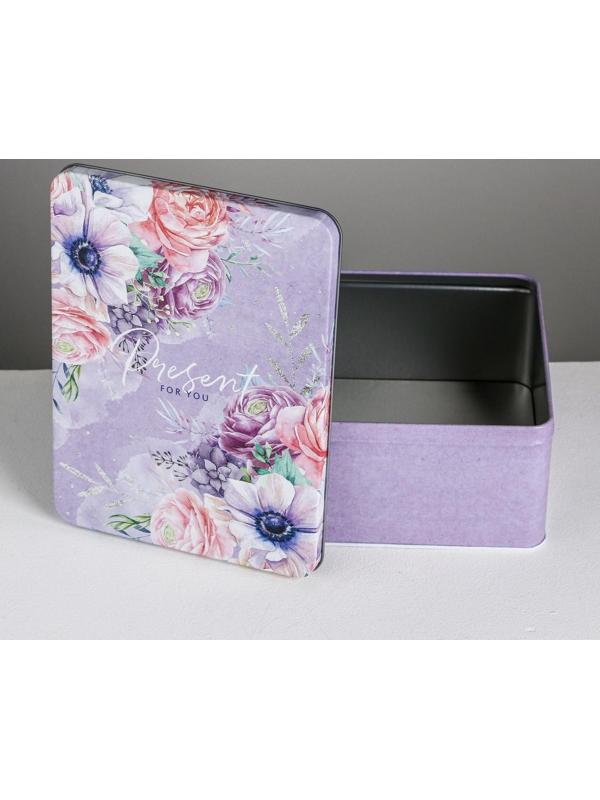 Набор подарочных жестяных коробок «Just for you», 26 х 18,5 х 9 см