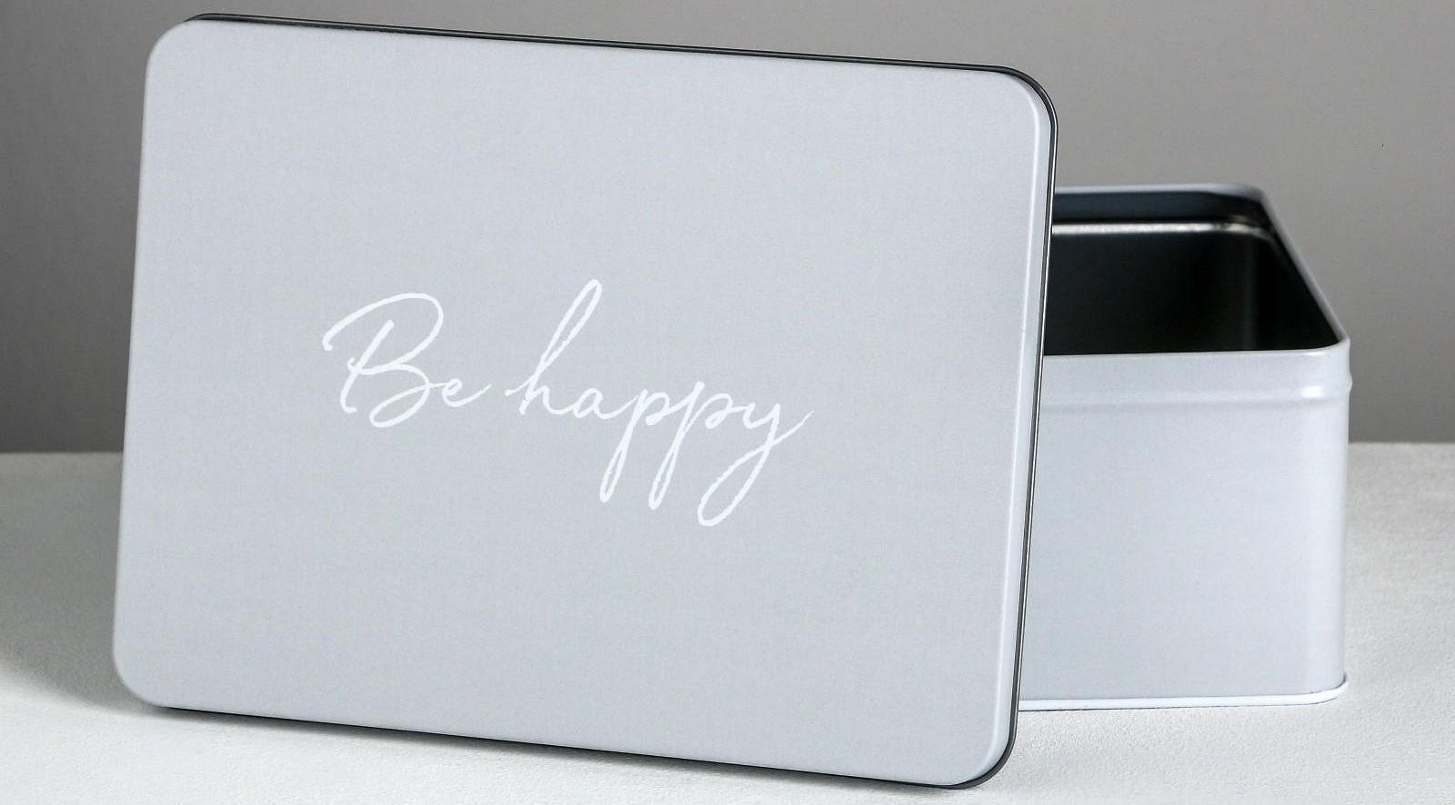 Набор подарочных жестяных коробок «Present», 26 х 18,5 х 9 см