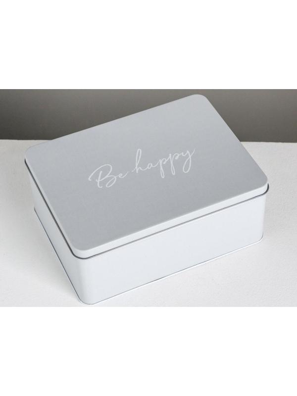 Набор подарочных жестяных коробок «Present», 26 х 18,5 х 9 см