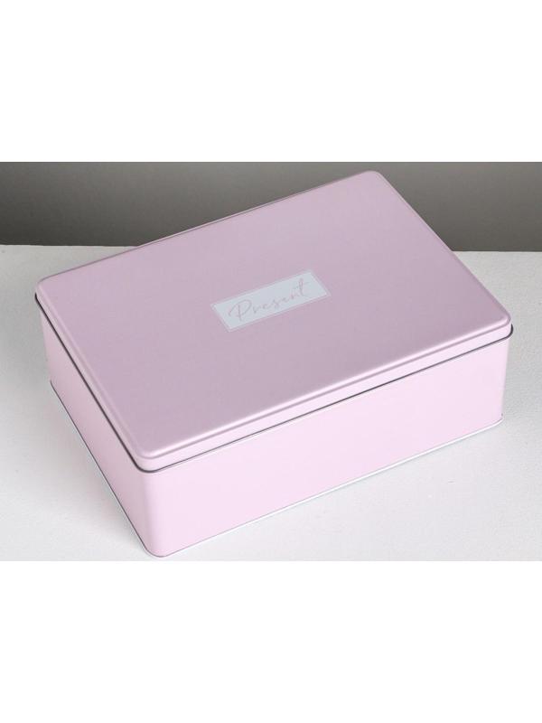 Набор подарочных жестяных коробок «Present», 26 х 18,5 х 9 см