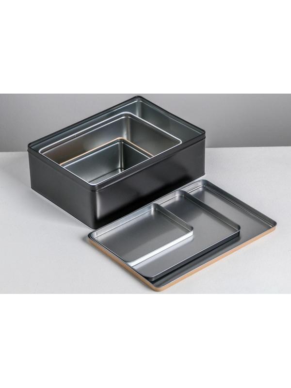 Набор подарочных жестяных коробок «Успеха», 26 х 18,5 х 9 см