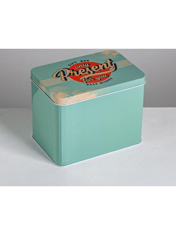 Подарочная банка «Gift box», 16 х 11 х 12,5 см