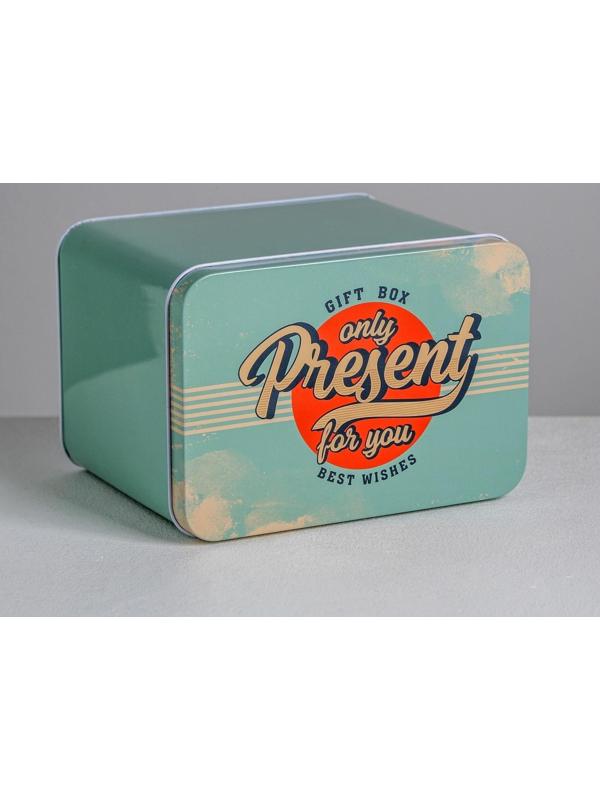 Подарочная банка «Gift box», 16 х 11 х 12,5 см