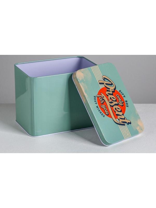 Подарочная банка «Gift box», 16 х 11 х 12,5 см
