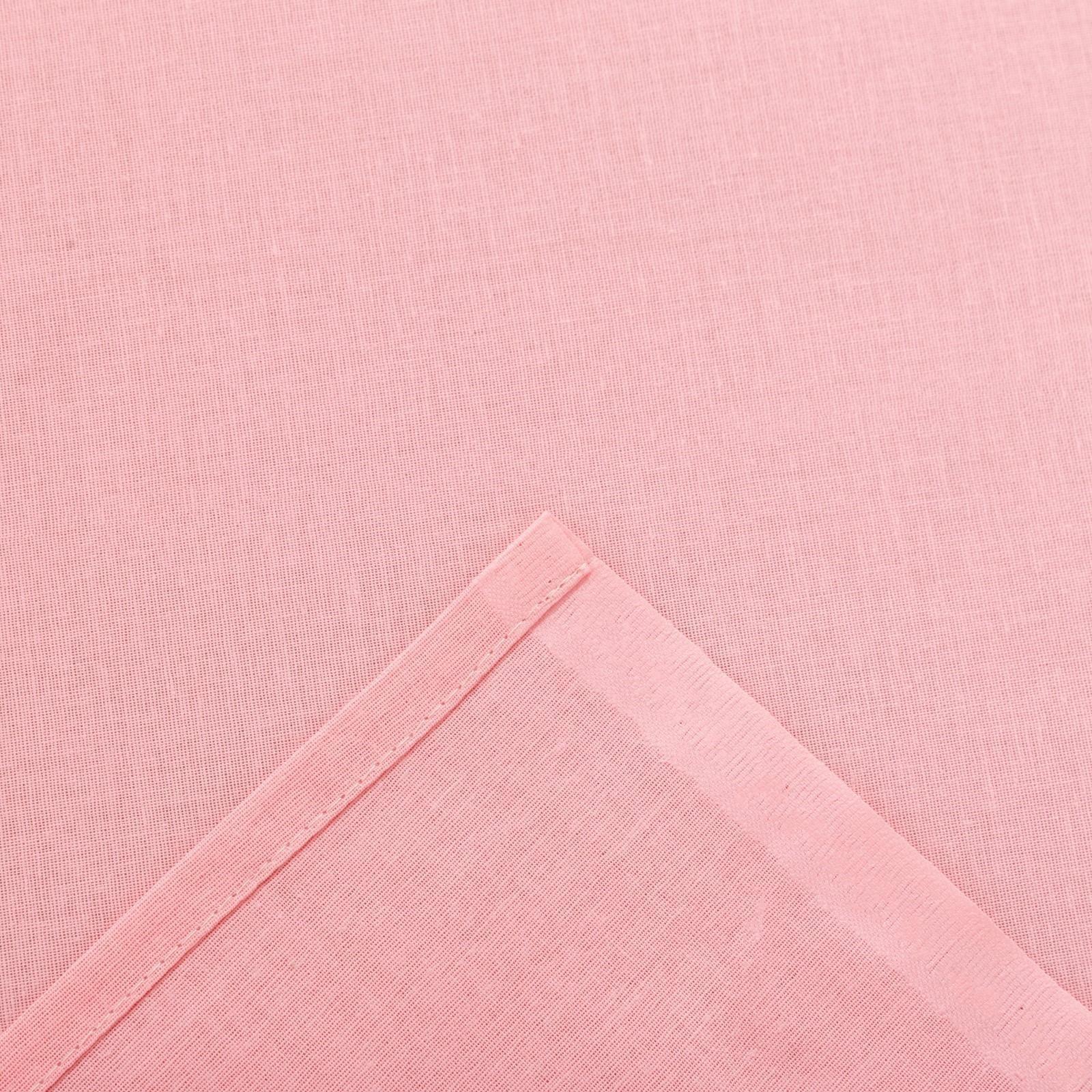 Простыня «Этель» 150х220 см, цвет пудровый, бязь, 125 г/м²