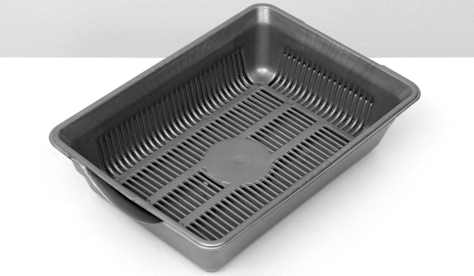 Туалет глубокий с сеткой 36 х 25 х 9 см, серый