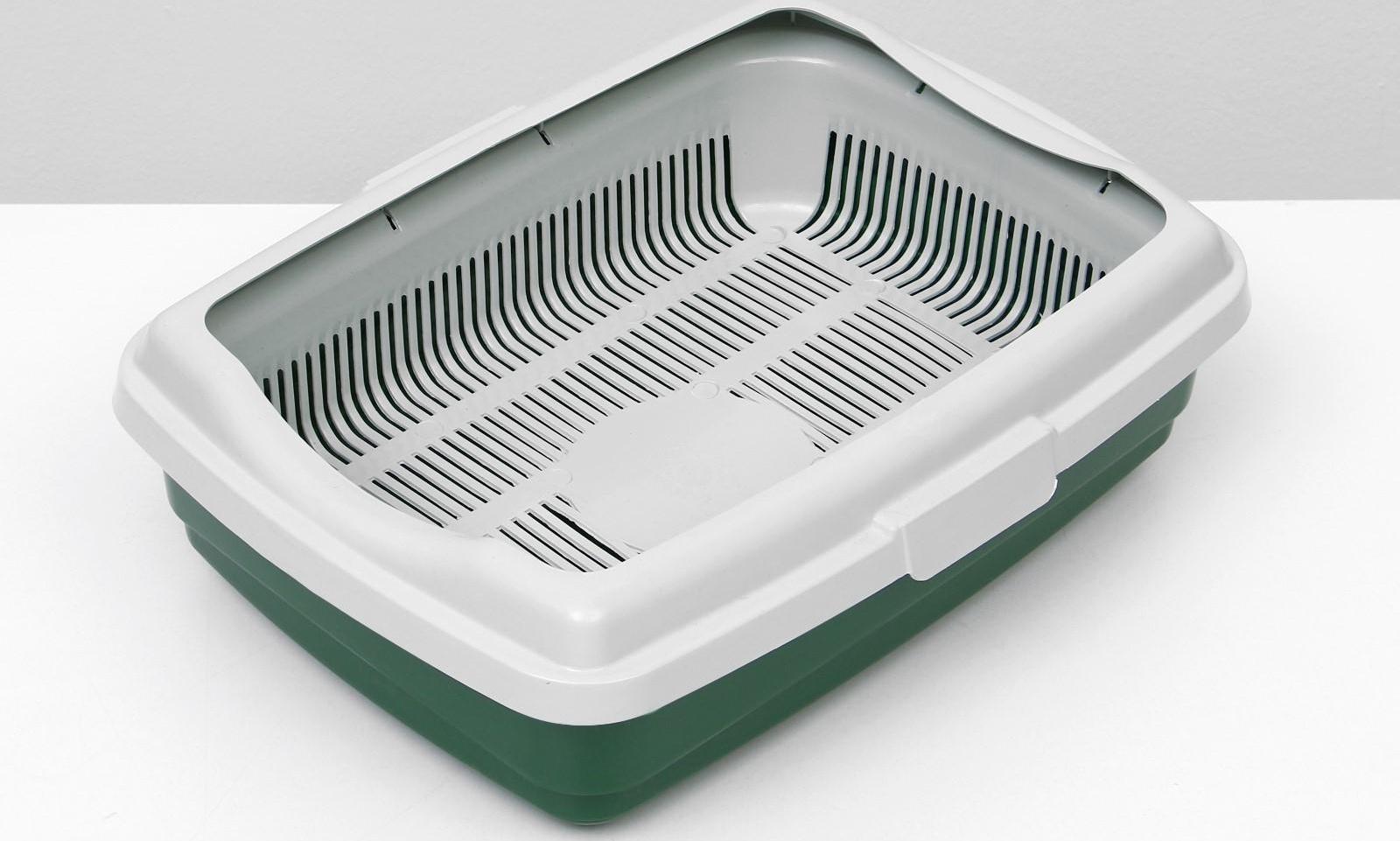 Лоток большой с сеткой и бортиком Atlantis 