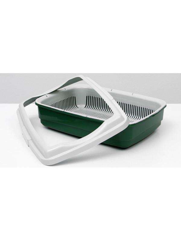 Лоток большой с сеткой и бортиком Atlantis 