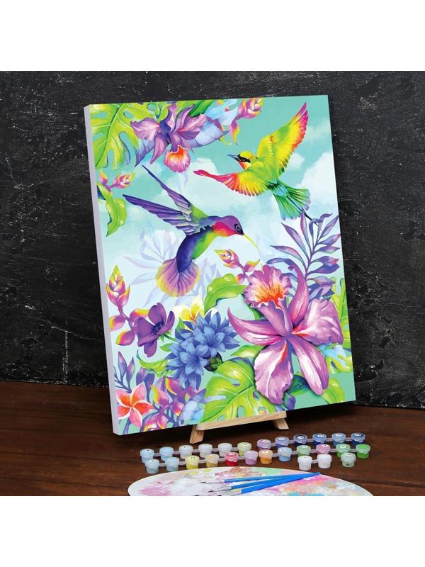 Картина по номерам на холсте с подрамником «Тропики» 40×50 см