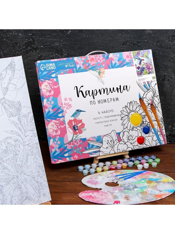 Картина по номерам на холсте с подрамником «Тропики» 40×50 см