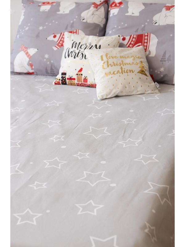 Покрывало Этель Grey star, 200*215 см, 100% хлопок