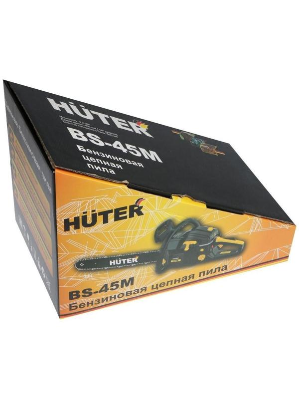 Бензопила Huter BS-45М, 2Т, 2.3 кВт, 3.1 л.с., 16
