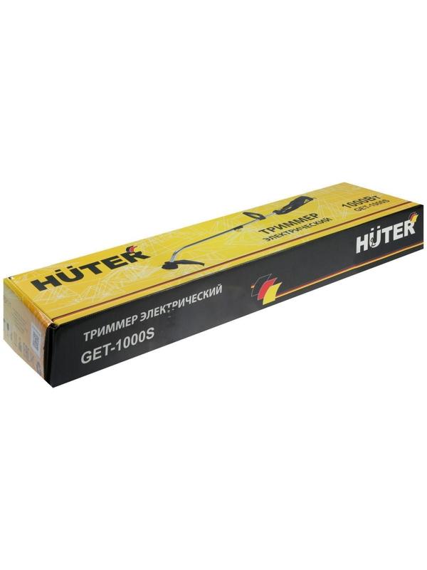Триммер электрический Huter GET-1000S, 1000 Вт, 8000 об/мин, разборная штанга + ЛЕСКА