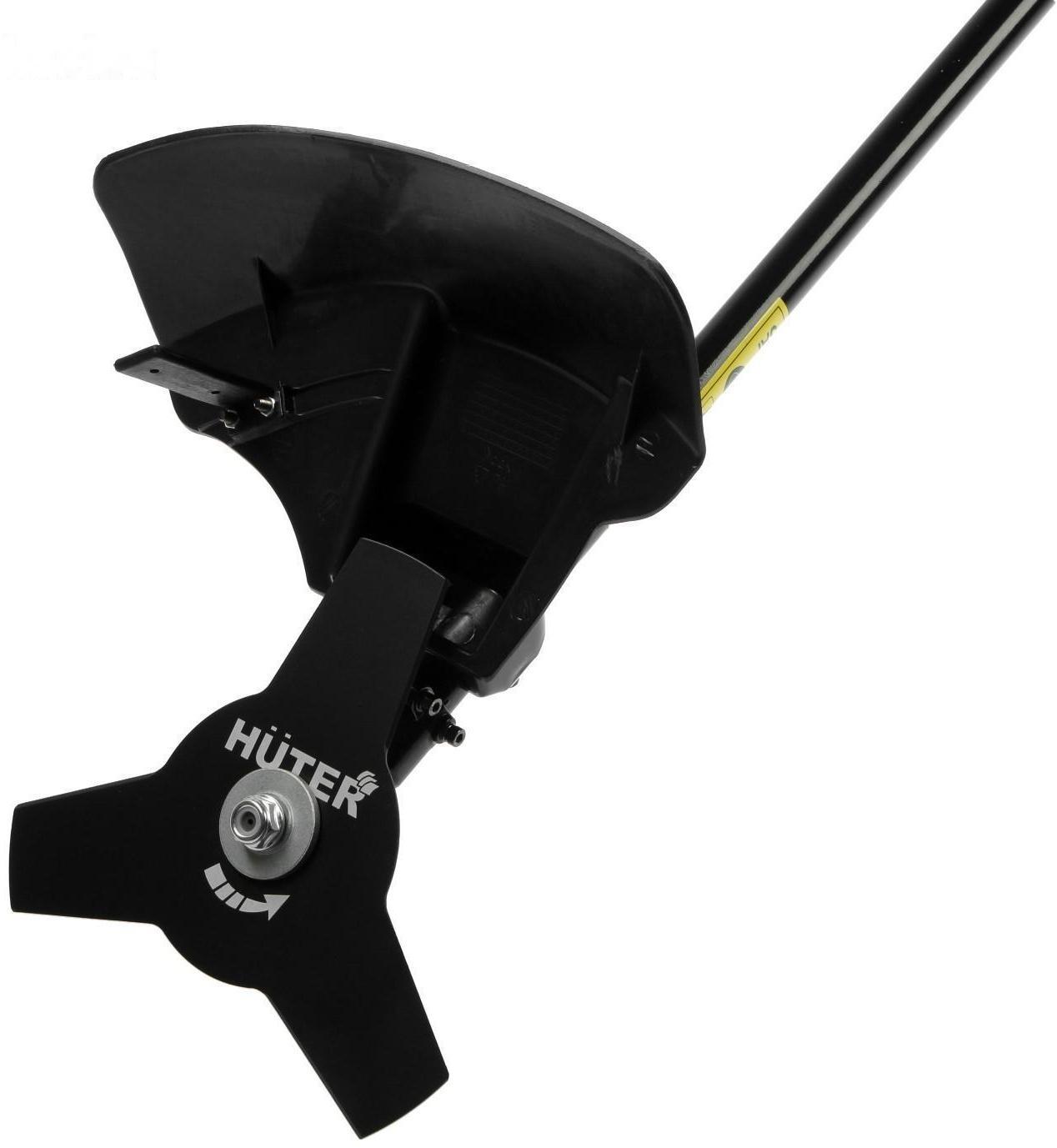 Триммер электрический Huter GET-1500B, 1500 Вт, 8000 об/мин, разборная штанга + ПОДАРОК