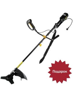 Триммер электрический Huter GET-1500B, 1500 Вт, 8000 об/мин, разборная штанга + ПОДАРОК