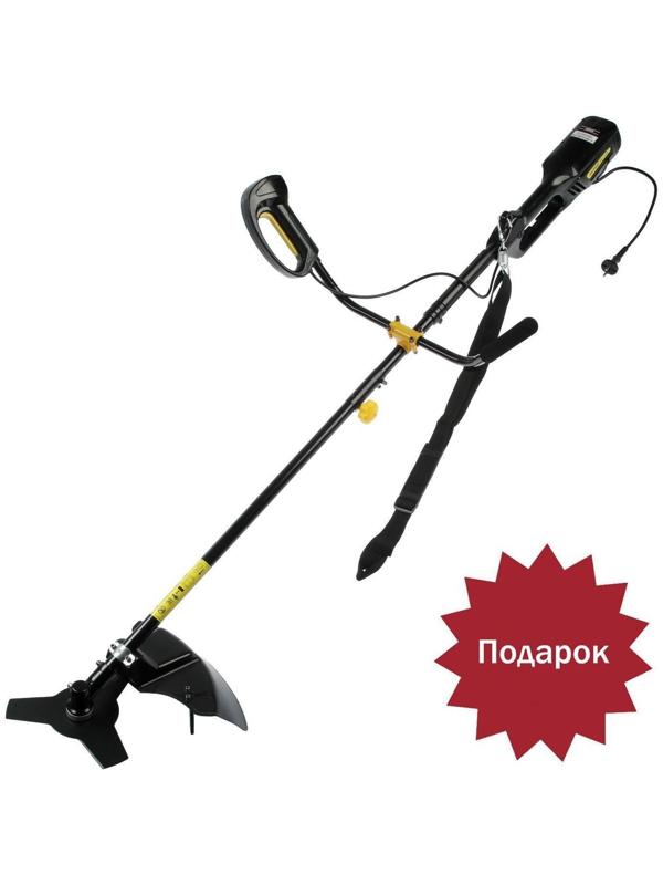 Триммер электрический Huter GET-1500B, 1500 Вт, 8000 об/мин, разборная штанга + ПОДАРОК