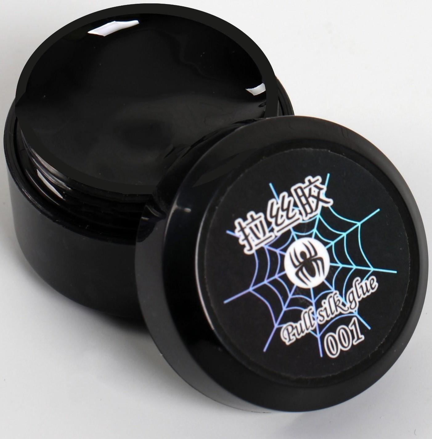 Гель-паутинка, 3-х фазный, LED/UV, 8 мл, цвет чёрный