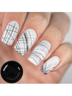 Гель-паутинка, 3-х фазный, LED/UV, 8 мл, цвет чёрный