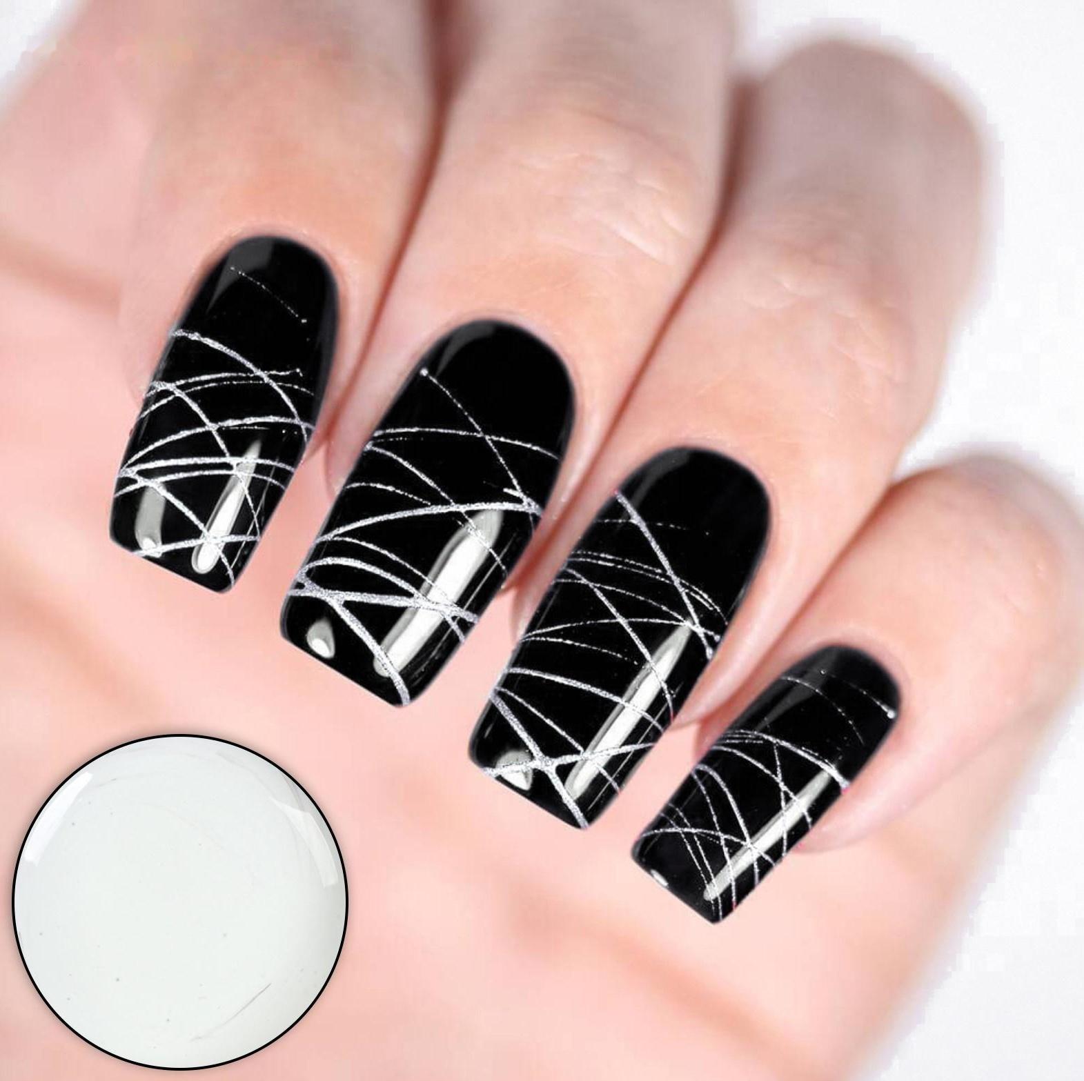 Гель-паутинка, 3-х фазный, LED/UV, 8 мл, цвет белый