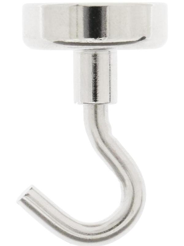 Магнит неодимовый Cartage с крючком для авто, d 25 мм, сцепление 10 кг