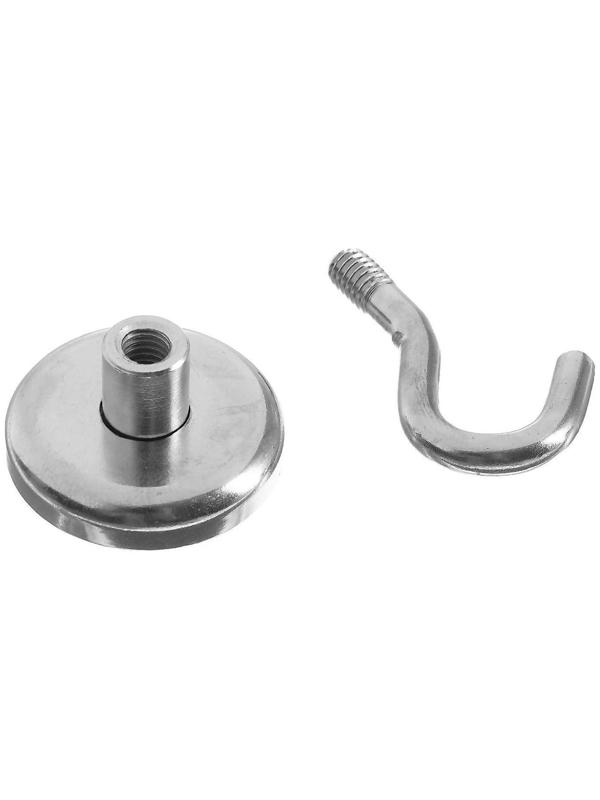 Магнит неодимовый Cartage с крючком для авто, d 32 мм, сцепление 17 кг