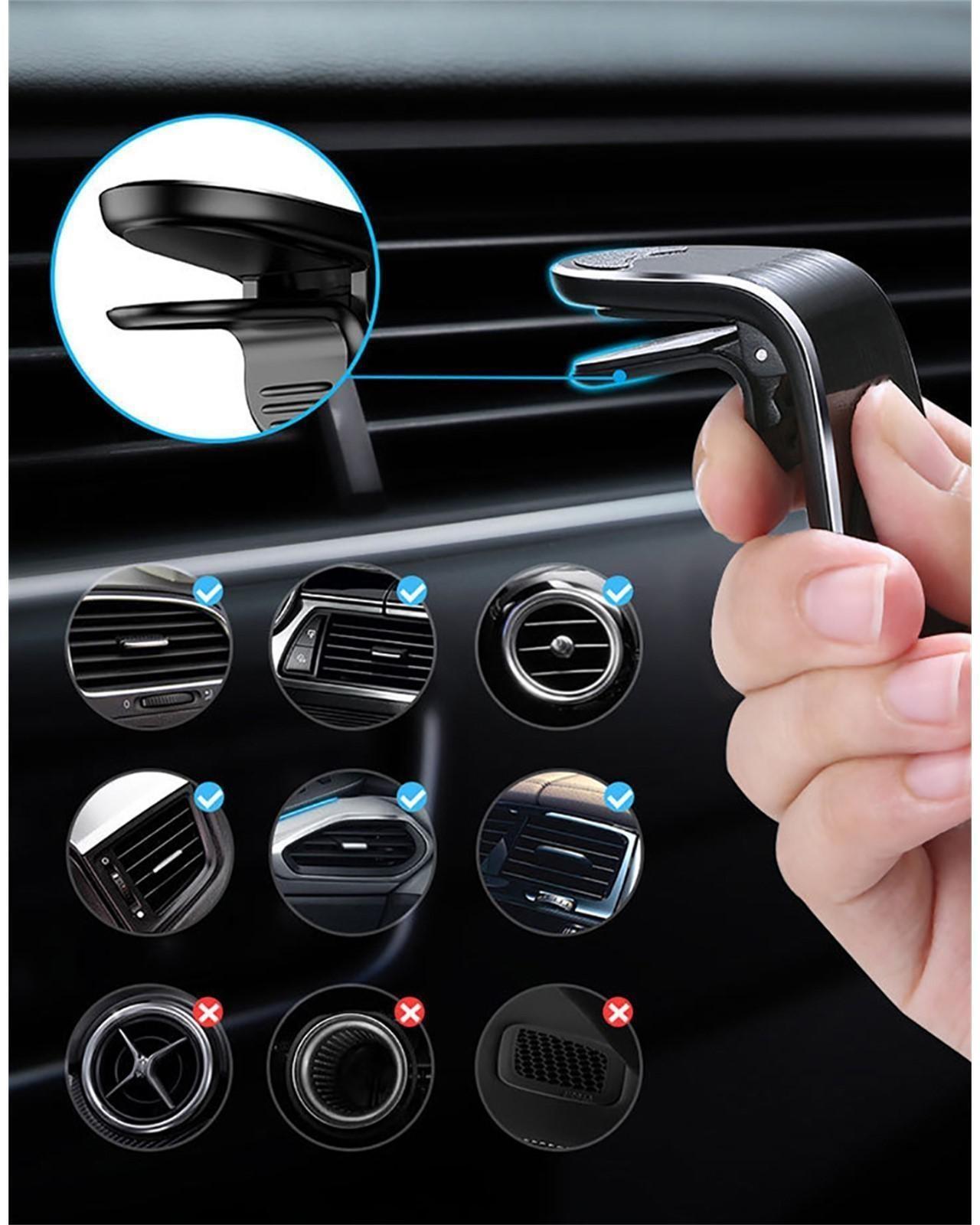 Держатель телефона Cartage в дефлектор, универсальный, магнитный