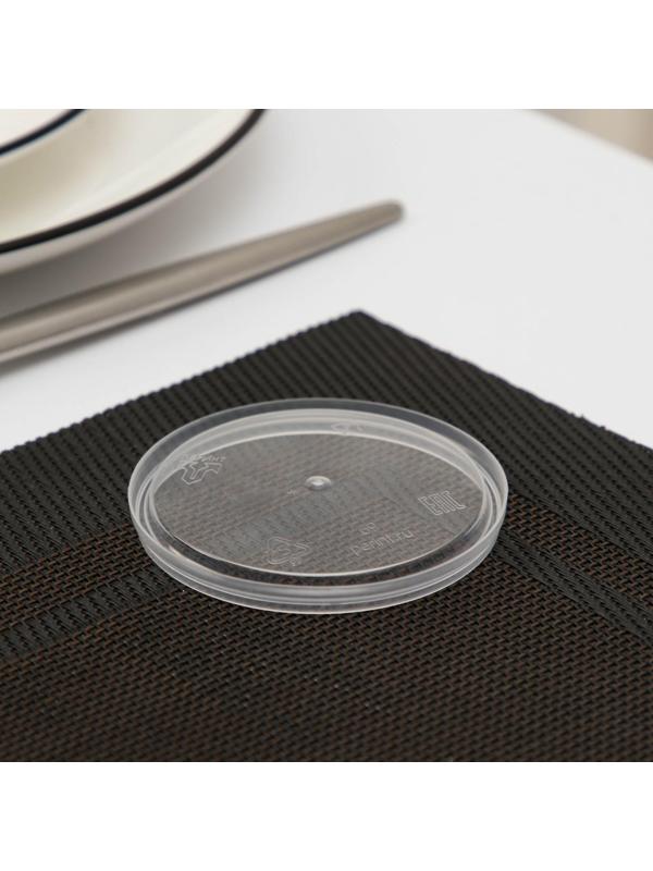 Крышка к банке универсальной на 120 мл, 155 мл, d=6,9 см, цвет прозрачный