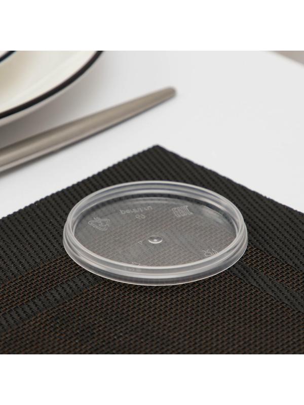 Крышка к банке универсальной на 120 мл, 155 мл, d=6,9 см, цвет прозрачный