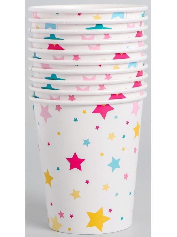 Стакан бумажный «Звёзды», 250 мл
