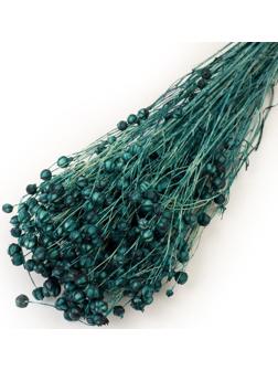 Сухоцвет «Абрус» набор 24 шт, цвет голубой