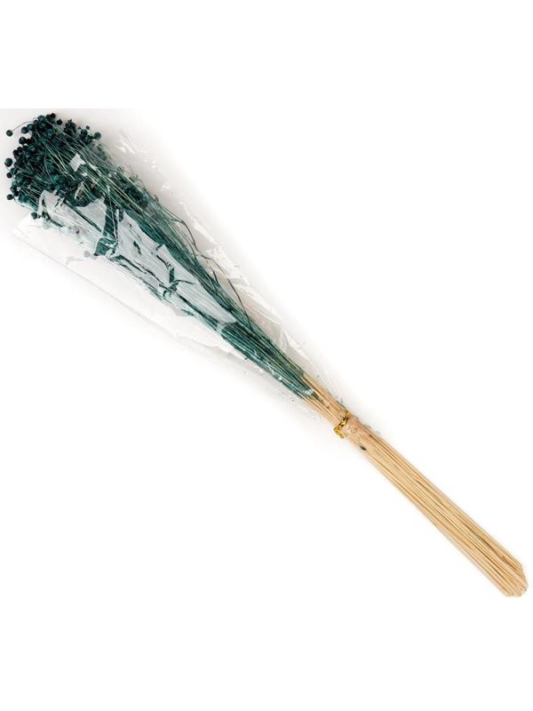 Сухоцвет «Абрус» набор 24 шт, цвет голубой