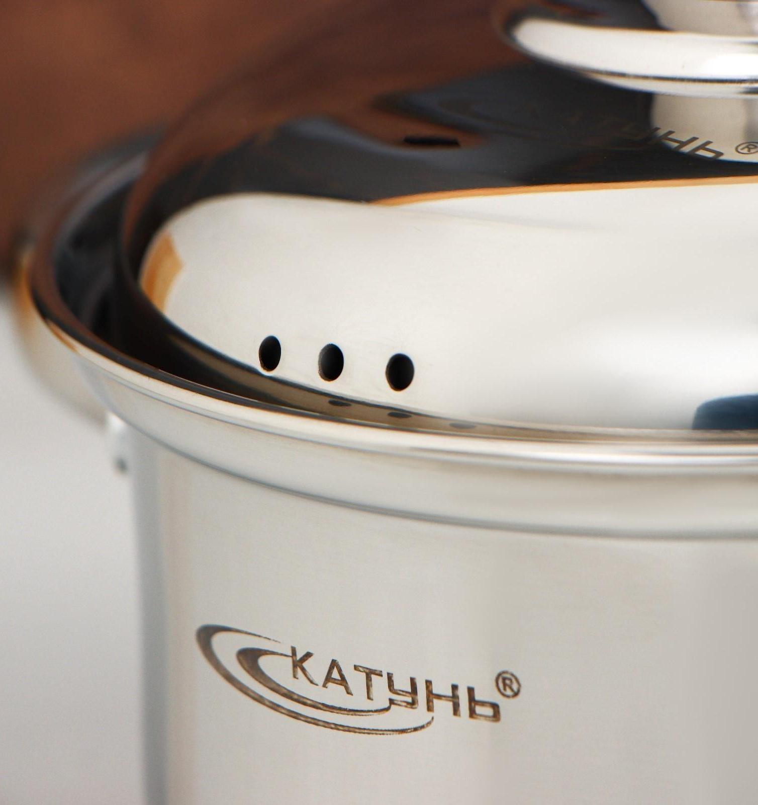 Кастрюля «Гретта», 1 л, d=14 см, металлическая крышка, индукционное дно, цвет хромированный