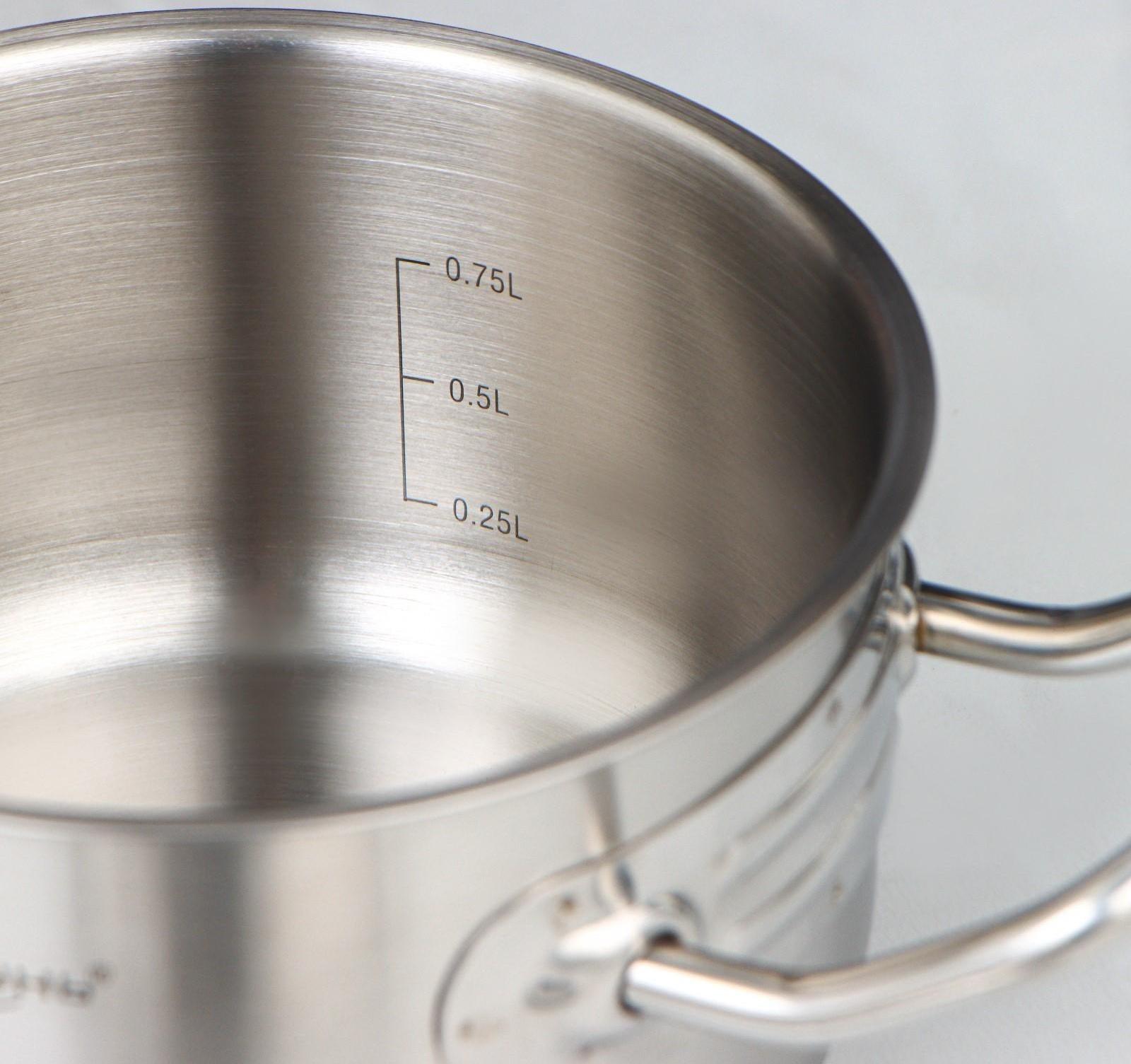 Кастрюля «Общепит», 1 л, d=14 см, металлическая крышка, капсульное дно