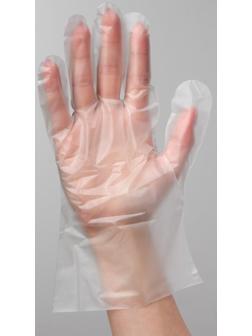 Перчатки A.D.M. одноразовые, размер L, ТПЭ, 100 шт/уп