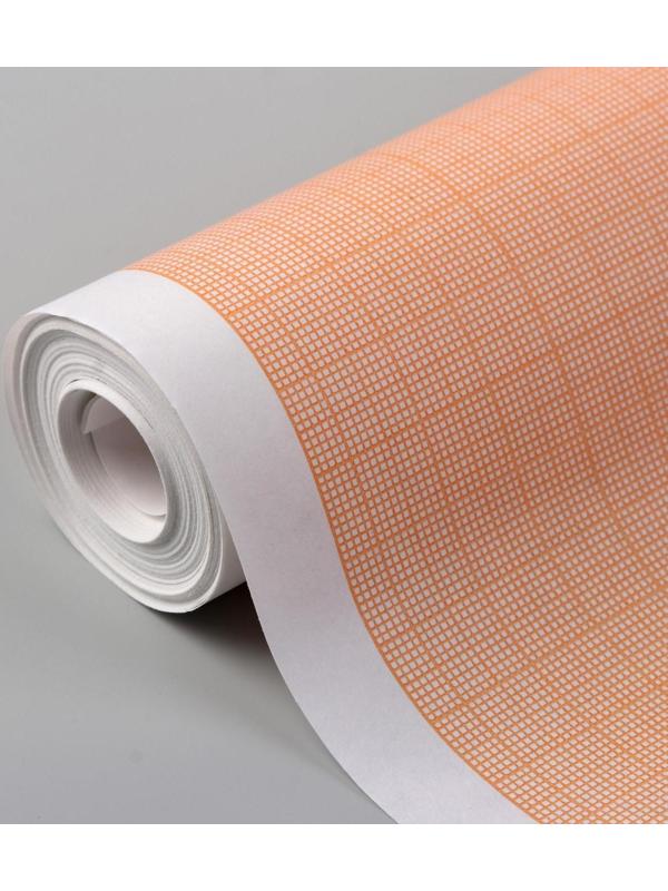 Масштабно-координатная бумага, 60 гр/м², 64 см, 10 м, цвет оранжевый