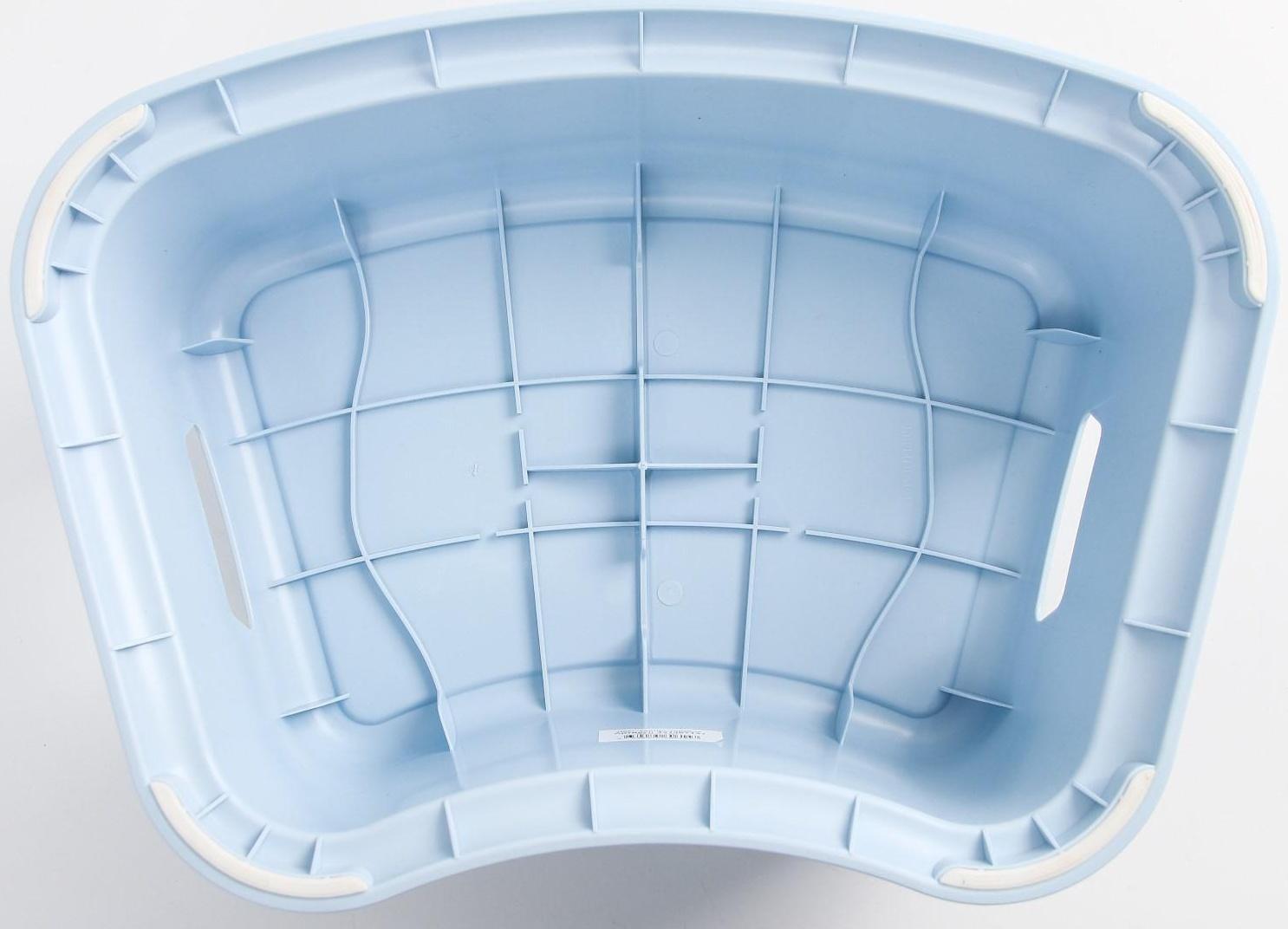 Детский табурет-подставка, цвет светло-голубой