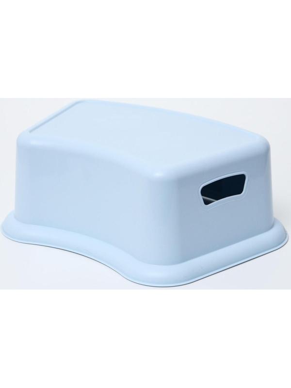 Детский табурет-подставка, цвет светло-голубой