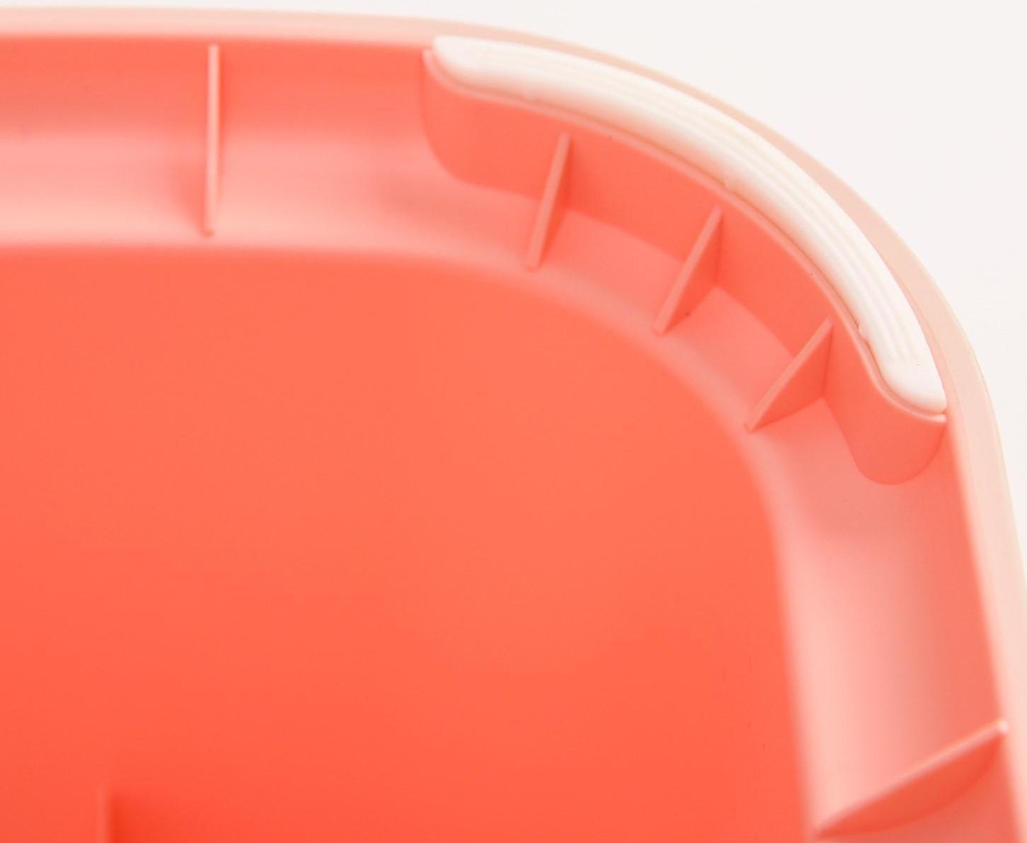 Детский табурет-подставка, цвет светло-розовый